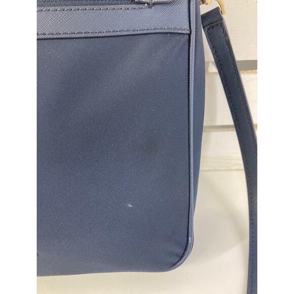 MICHAEL KORS, NAVY BLUE NYLON MEDIUM CROSSBODY BAG (ASIS) - Picture 3 of 15